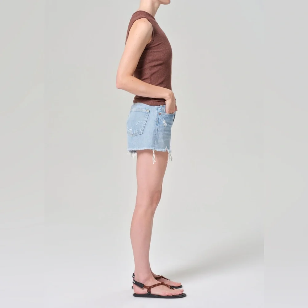 Agolde Parker Vintage Cut Off Short in Swapmeet